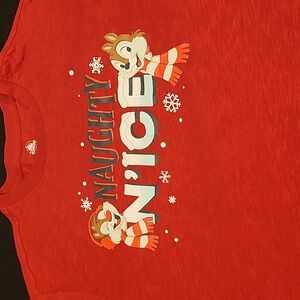 Disney Park Christmas Chip & Dale shirt